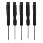 Screwdriver kit for repair and disassemble, telephones, electronics and others, 5 in 1, black color